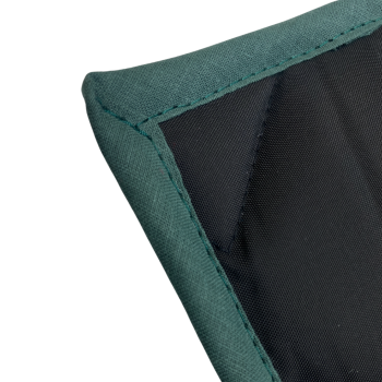 Thermomatte schwarz - Band dunkelgrün